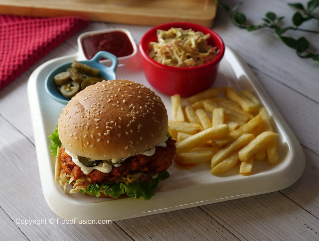 Nashville Hot Chicken Burger – Food Fusion
